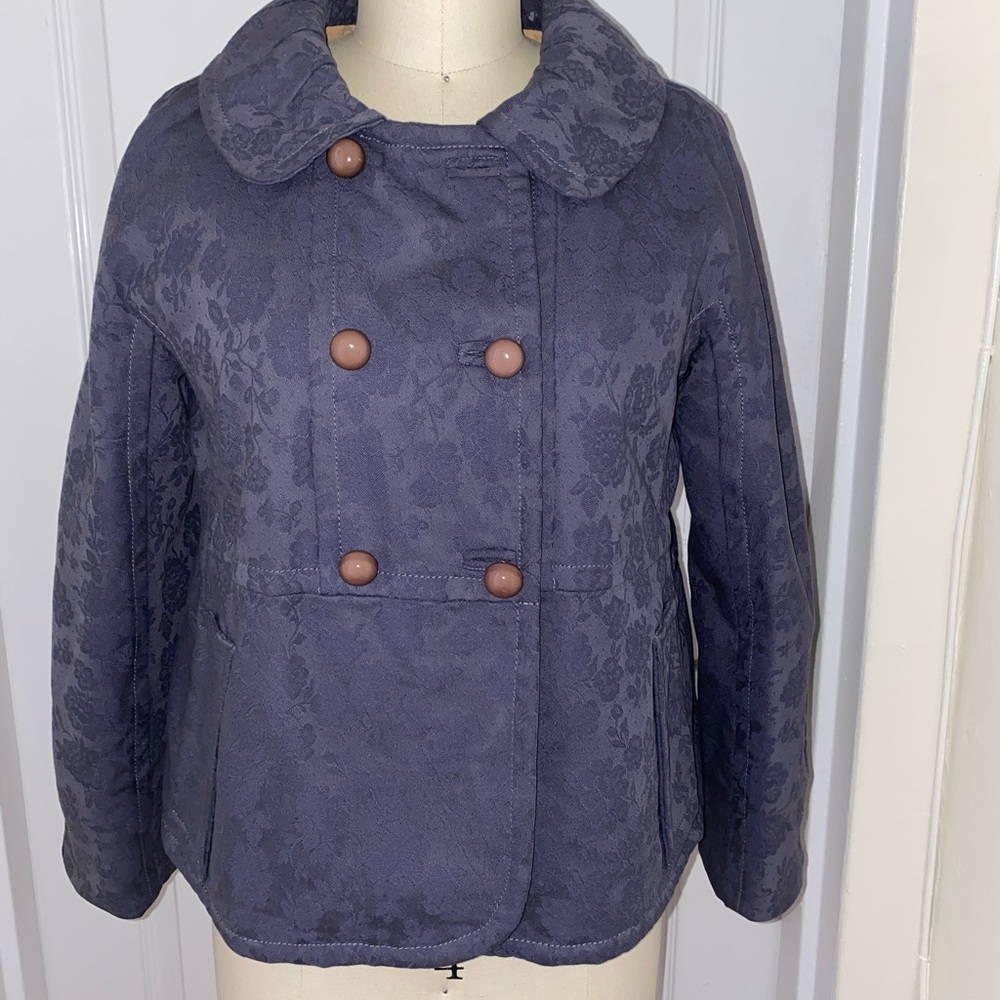 Cropped Jacquard Jacket (missing button)